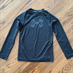 Under Armour Kids Black Long Sleeve Tee